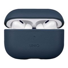 Uniq Coque en cuir véritable Terra Apple AirPods Pro 2 - Space Blue