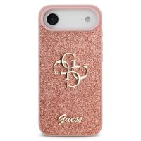 Guess Coque 4G Metal Logo Glitter Apple iPhone Air - Rose