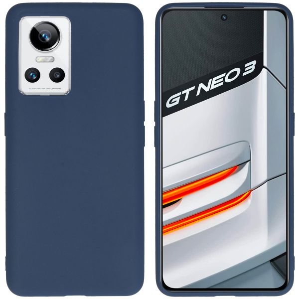 imoshion Coque Couleur Realme GT Neo 3 - Bleu foncé