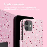 imoshion Étui de télephone portefeuille Design Apple iPhone 12 (Pro) - Blush Berries