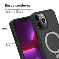 Accezz Coque Ring Stand avec MagSafe Apple iPhone 13 Pro Max - Noir