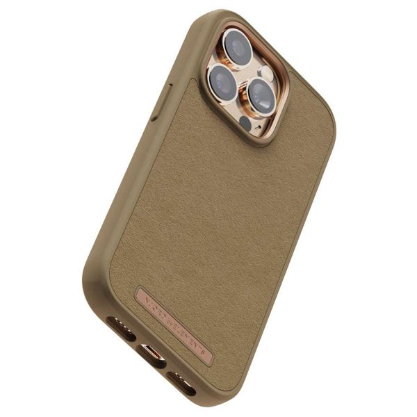 Njorð Collections Coque daim Comfort+ iPhone 14 Pro - Camel