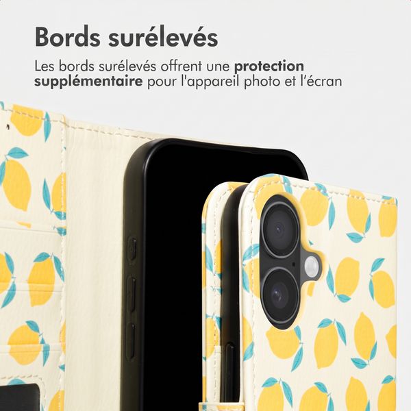 imoshion Étui de télephone portefeuille Design Apple iPhone 17 - Citrus Dream