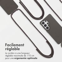 imoshion Coque arrière Color avec cordon amovible et MagSafe Samsung Galaxy S26 Ultra - Black Coffee