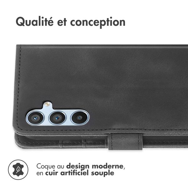 imoshion Etui de télephone portefeuille avec cordon Samsung Galaxy A14 (5G/4G) - Noir