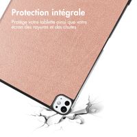 imoshion Coque tablette Trifold iPad Pro 11 (2024) M4 - Rose Dorée