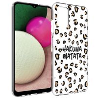 imoshion Coque Design Samsung Galaxy A03s - Léopard - Brun / Noir