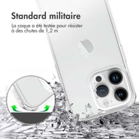 Accezz Coque Xtreme Impact Apple iPhone 15 Pro - Transparent