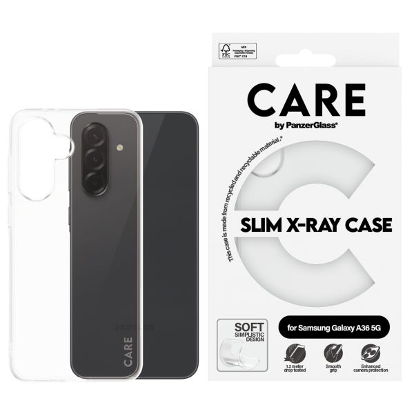 CARE by PanzerGlass Coque Fashion XR Samsung Galaxy A36 - Transparent