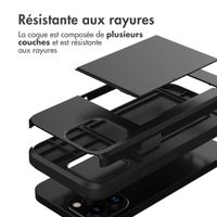 imoshion Coque arrière avec porte-cartes Apple iPhone 14 Pro Max - Noir
