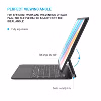 Fixed Typee Coque clavier QWERTY iPad Pro 11 (2025) M5 / (2024) M4 - Noir