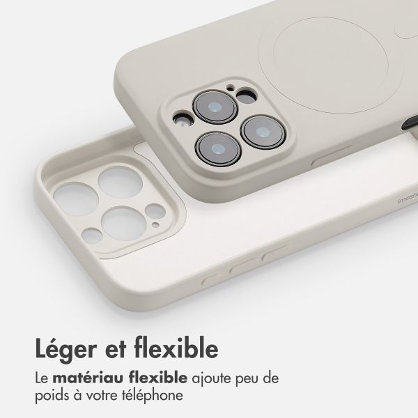 imoshion Coque Couleur avec MagSafe Apple iPhone 16 Pro - Beige