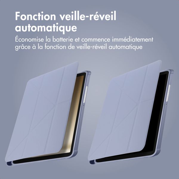 imoshion Coque tablette Origami Samsung Galaxy Tab A11 Plus - Lavender