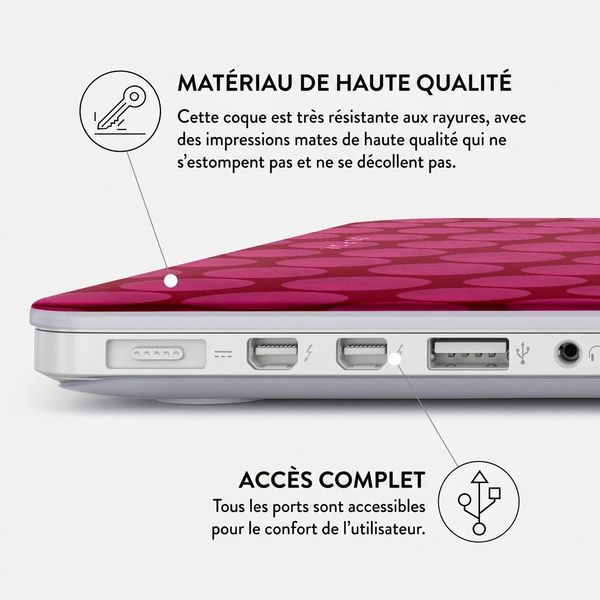 Burga Coque Rigide Apple MacBook Pro 14 pouces (2021 / 2023 M3 chip / 2024 M4 chip / 2025 M5 chip) - Reset Button