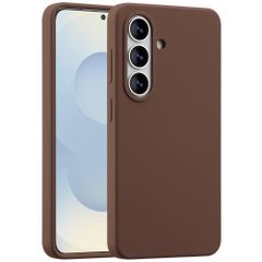 Accezz Coque Liquid Silicone avec MagSafe Samsung Galaxy S26 - New Tea Brown