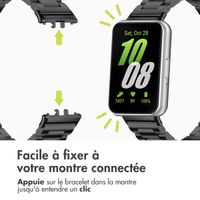 imoshion Bracelet en acier Samsung Galaxy Fit 3 - Noir