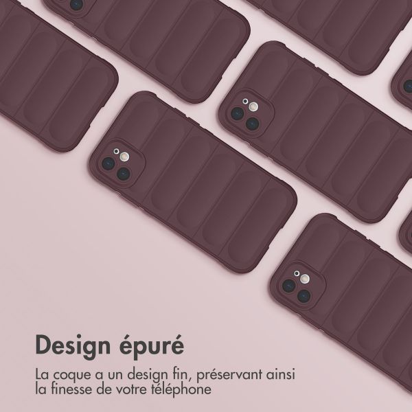 imoshion Coque arrière EasyGrip iPhone 11 - Aubergine