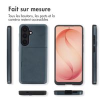 imoshion Coque arrière avec porte-cartes Samsung Galaxy S26 Plus - Bleu foncé