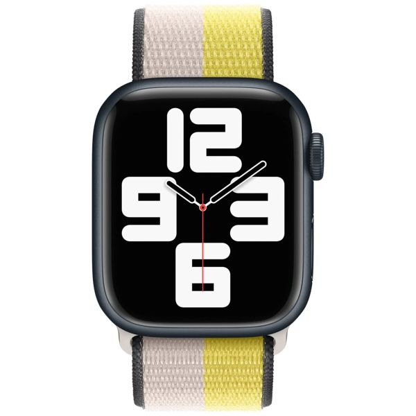 Apple Bracelet Sport Loop Apple Watch Series 1 t/m 9 / SE (38/40/41 mm) | Series 10 / 11 (42 mm) - Lemon Zest