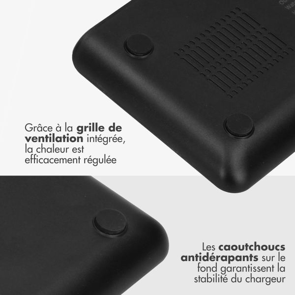 imoshion ﻿Chargeur sans fil pliable - Chargeur sans fil 3 en 1 - 15 watts - Noir