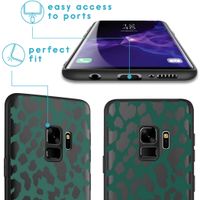 imoshion Coque Design Samsung Galaxy S9 - Léopard - Vert / Noir