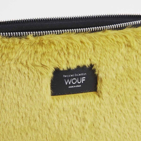 Wouf Faux Fur Pochette ordinateur 13-14 pouces - Foxie