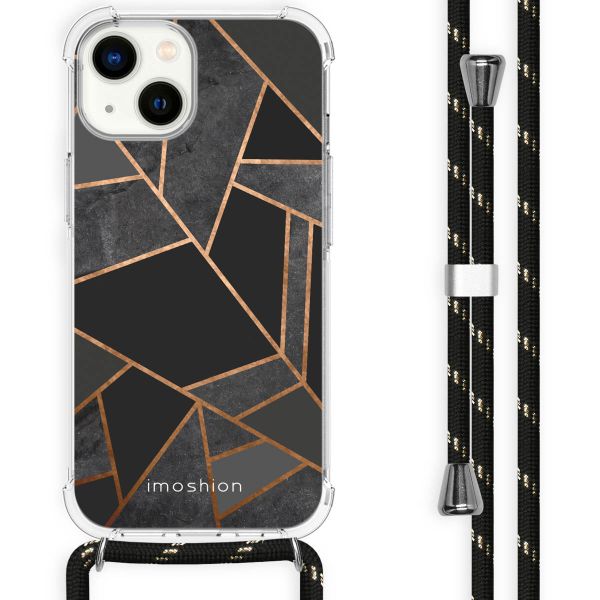 imoshion Coque Design avec cordon Apple iPhone 14 - Black Graphic