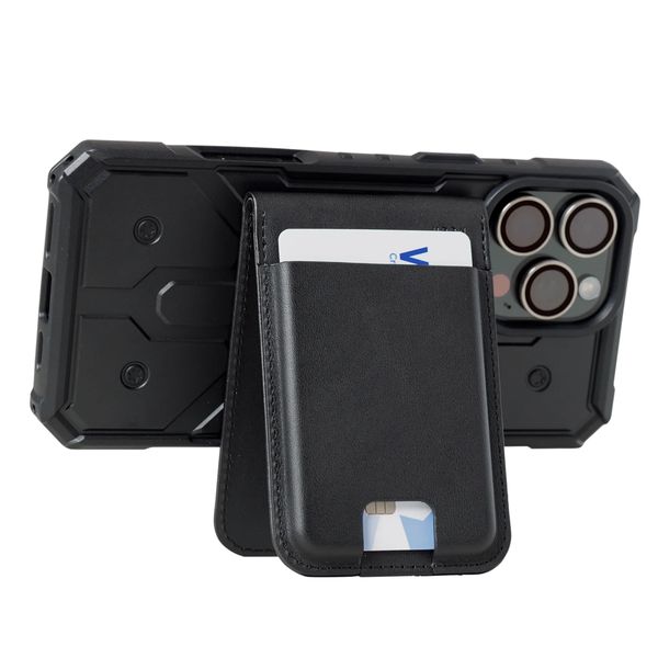 UAG Metropolis Vegan Leather Wallet MagSafe - Porte-cartes - Noir