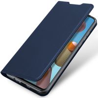 Dux Ducis Étui de téléphone Slim Samsung Galaxy A21s - Bleu foncé