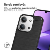 imoshion Coque Brushed Xiaomi Redmi 15C (5G) - Noir