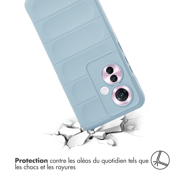 imoshion EasyGrip Backcover Oppo Reno 11 F - Bleu clair