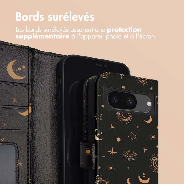 imoshion Étui de télephone portefeuille Design Google Pixel 8a - Sky Black