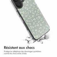 imoshion Coque Design Apple iPhone 17 - Smoke Green Flowers