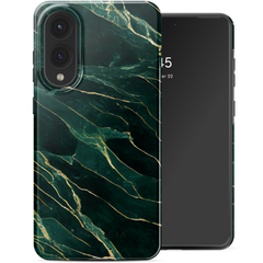 Selencia Coque arrière Vivid Samsung Galaxy S25 Edge - Chic Marble Quartz