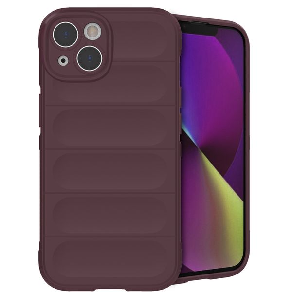 imoshion Coque arrière EasyGrip iPhone 14 - Aubergine