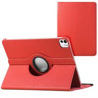imoshion Coque tablette rotatif à 360° Apple iPad Air 11 pouces (2025) M3 / (2024) M2 / Air 5 (2022) / Air 4 (2020) / Pro 11 (2018/2020) - Rouge