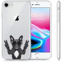 imoshion Coque Design iPhone SE (2022 / 2020) / 8 / 7 - Cool Bulldog