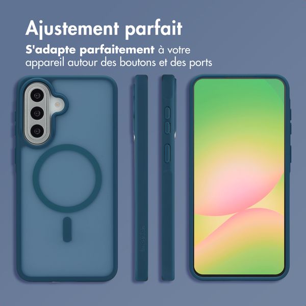 imoshion Coque Color Guard avec MagSafe Samsung Galaxy A57 (5G) - Bleu foncé