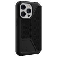 UAG Etui de téléphone portefeuille Metropolis iPhone 14 Pro - Kevlar Black