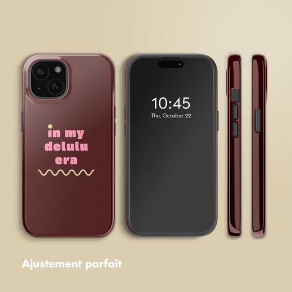 Selencia Coque arrière Vivid avec MagSafe Apple iPhone 15 - Delulu