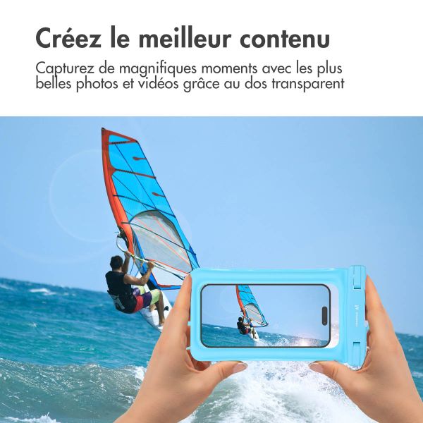 imoshion Pochette étanche universelle - Étui étanche pour téléphone - Bleu clair