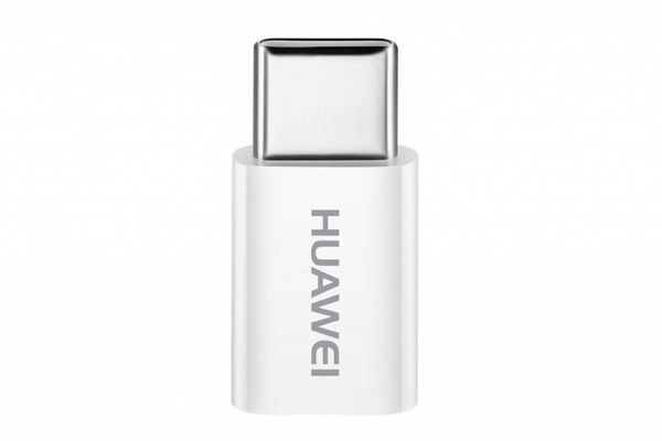 Huawei Adaptateur blanc micro-USB vers USB-C