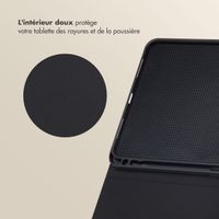 Selencia Coque tablette Sabi avec imprimé léopard Apple iPad 11 (2025) 11 pouces A16 / iPad 10 (2022) 10.9 pouces - Midnight Black