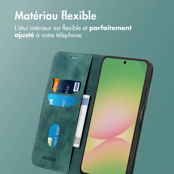 imoshion Étui de téléphone portefeuille Slim Samsung Galaxy A56 - Vert