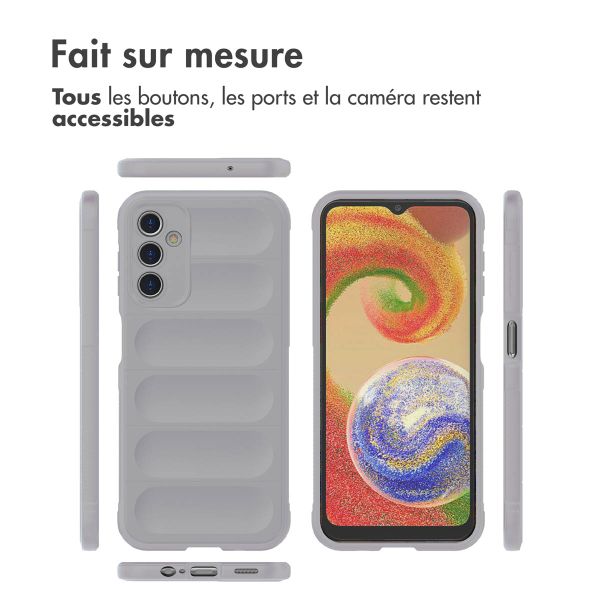 imoshion Coque arrière EasyGrip Samsung Galaxy A14 (5G/4G) - Gris