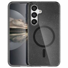 imoshion Coque Pailletée avec MagSafe Samsung Galaxy S25 - Glitter Noir