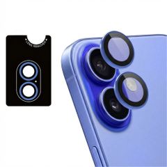 imoshion Lot de 2 protections d'objectif de caméra Apple iPhone 16 / 16 Plus - Ultramarine