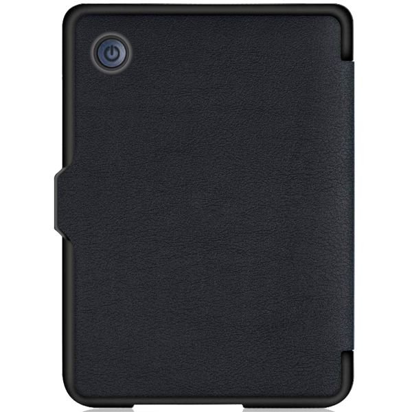 imoshion Étui de liseuse portefeuille Slim Hard Kobo Clara 2E / Tolino Shine 4 - Noir