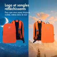 imoshion Sac à dos Hermétique et Étanche 20L - Grand - Orange abricot