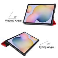 imoshion Coque tablette Trifold Samsung Galaxy Tab S8 / S7 - Rouge